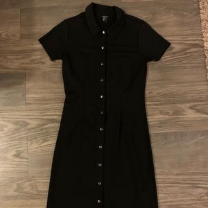 Black Button Down Dress from Forever 21